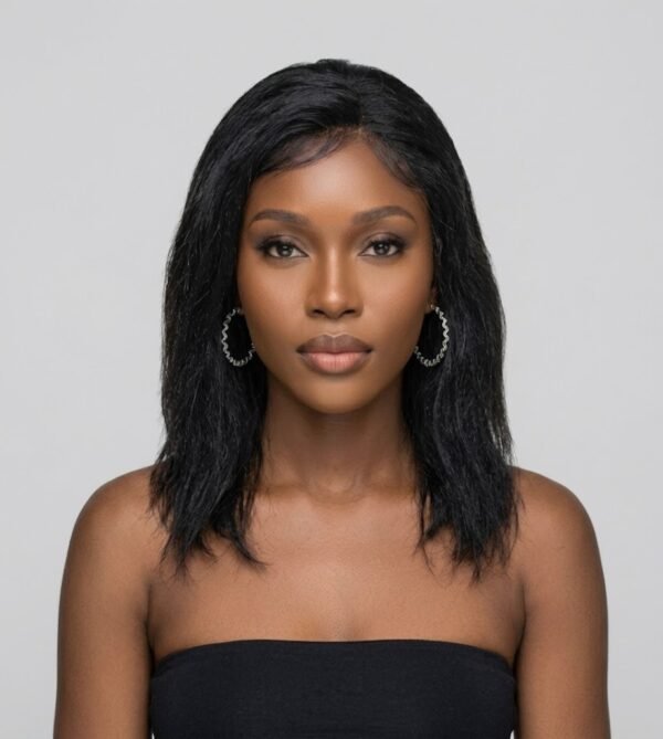 Perruque Lace Frontal 13x4 en 100% Cheveux Naturels  – Lisse sans colle