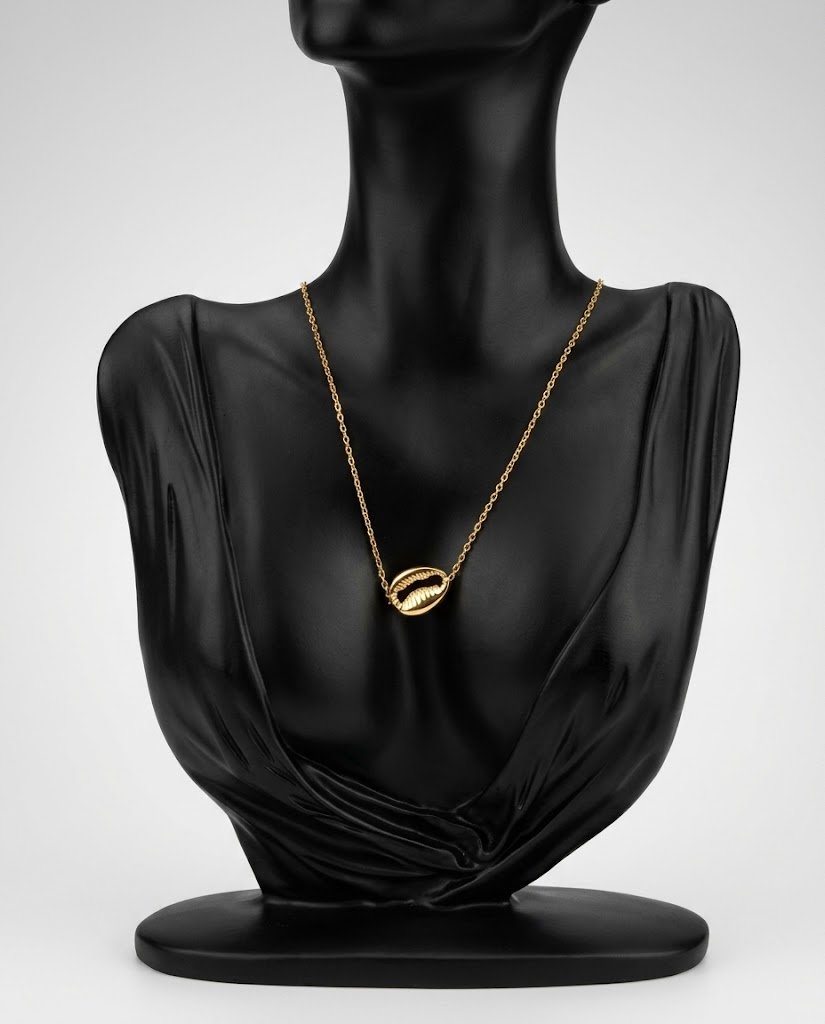 Collier Fin en Acier Inoxydable Doré
