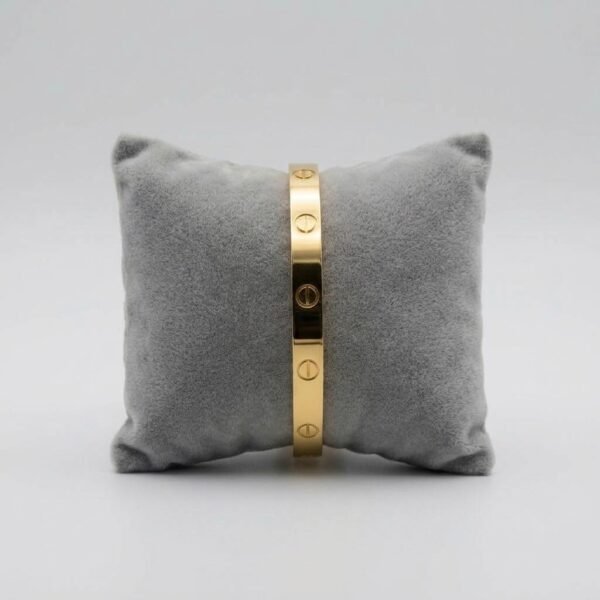 Bracelet Jonc Doré en Acier Inoxydable