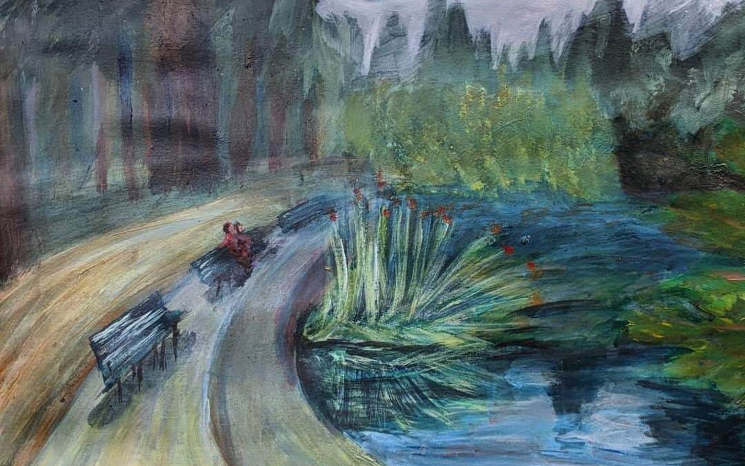 Laurelhurst Park Paint Sketch