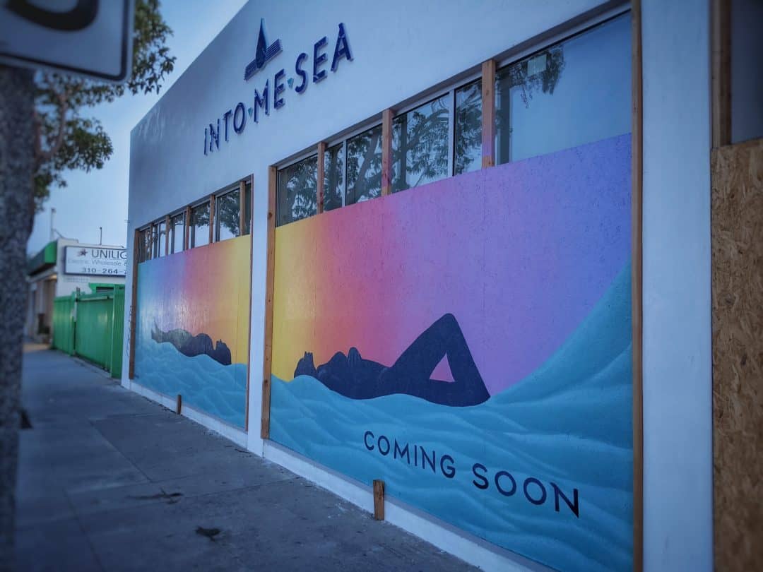 Into Me Sea Facade Mural