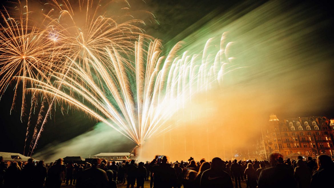 The 150th Open light show