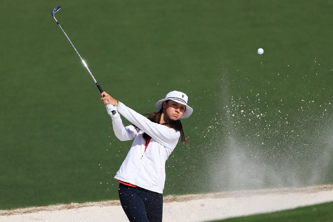 Anna Davis bucket hat Sam Greenwood Augusta National