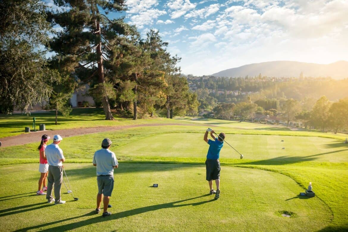 Golf club members