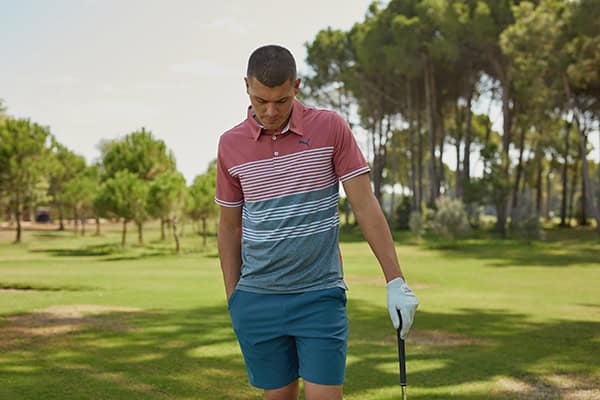 Mattr Track Golf Polo Shirt Men