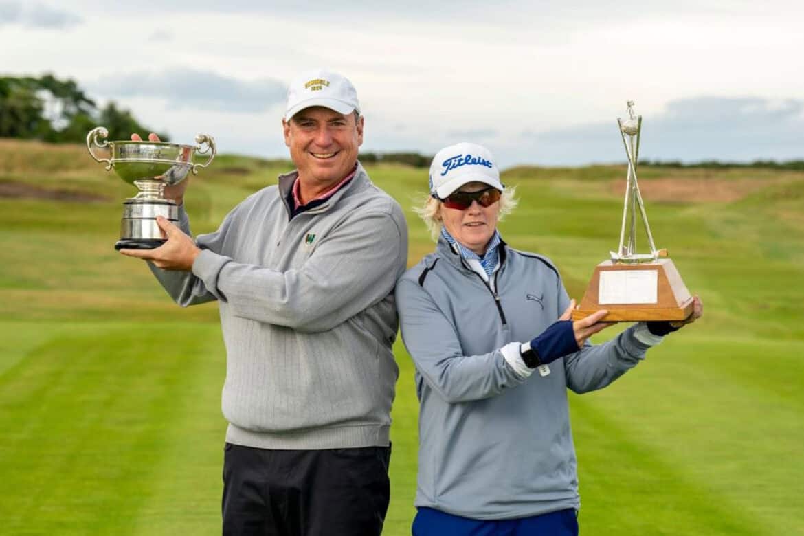 Mike McCoy and Terrill Samuel won their respective R&A Senior Amateur Championship titles at Royal Dornoch.