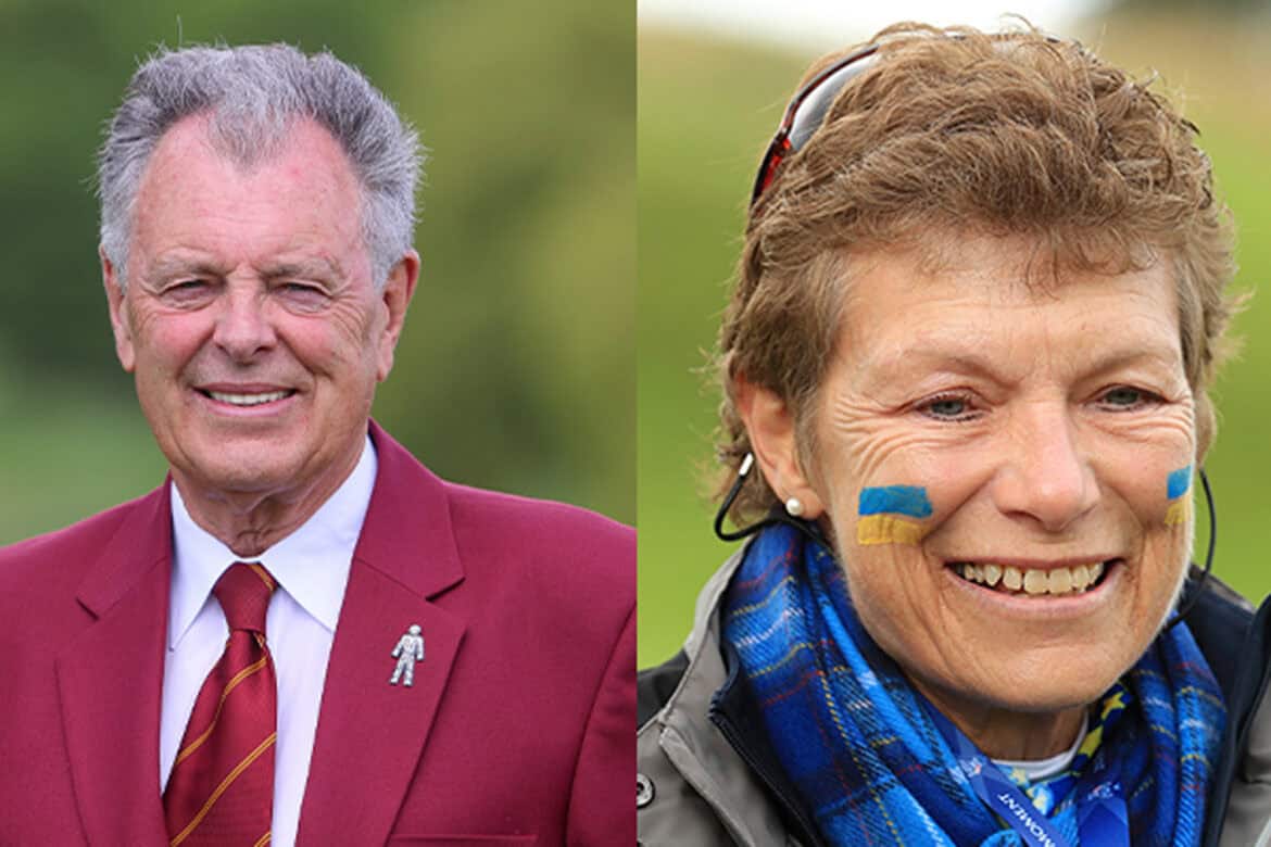 Bernard Gallacher and Mickey walker