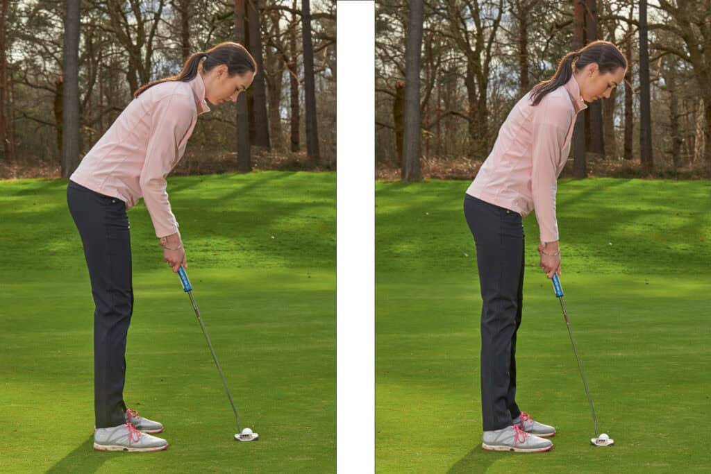Putting posture