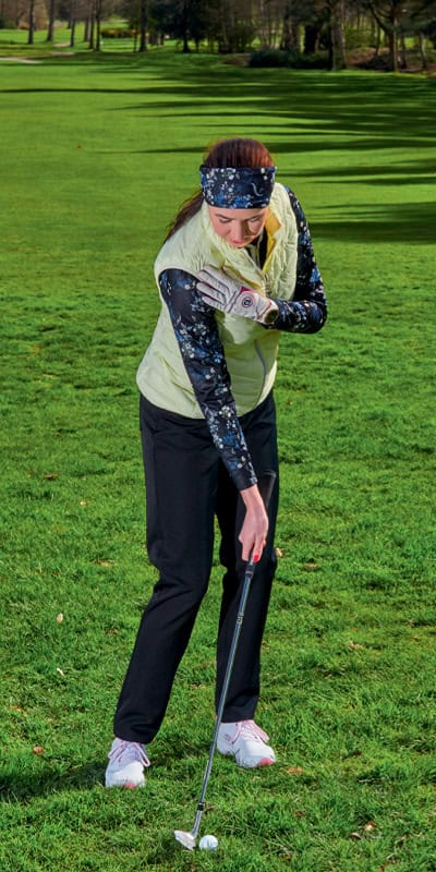 chipping fix shoulder at impact