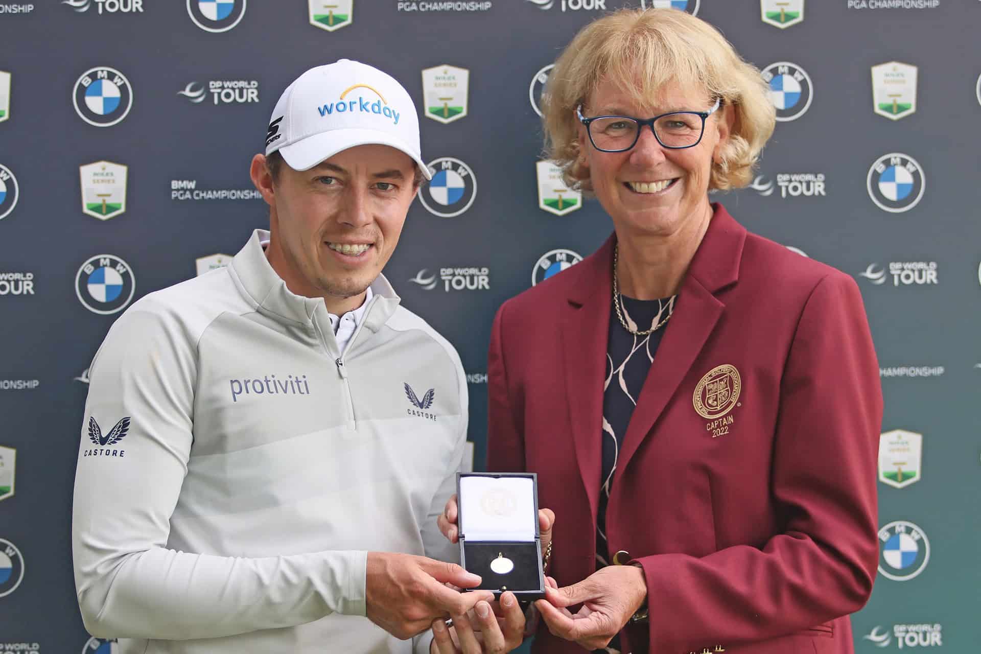 Sarah Bennett and Matthew Fitzpatrick BMW PGA