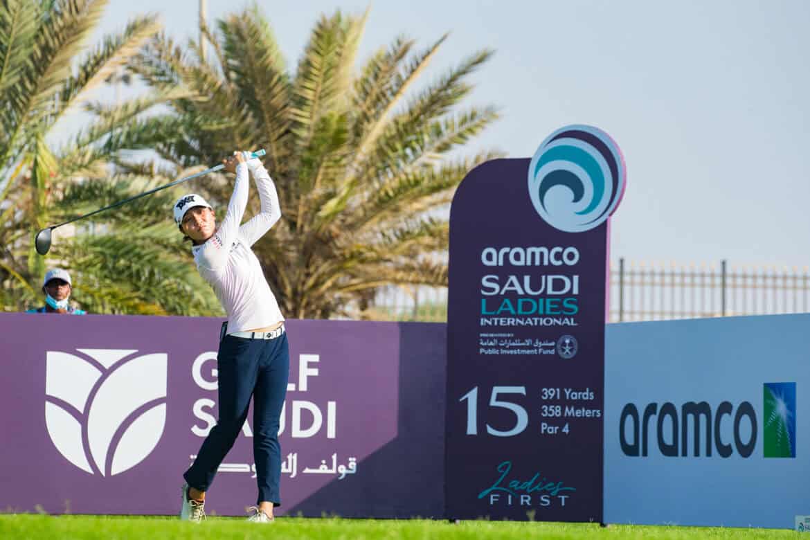New Zealand's Lydia Ko has a four-shot lead in the Saudi Ladies International
