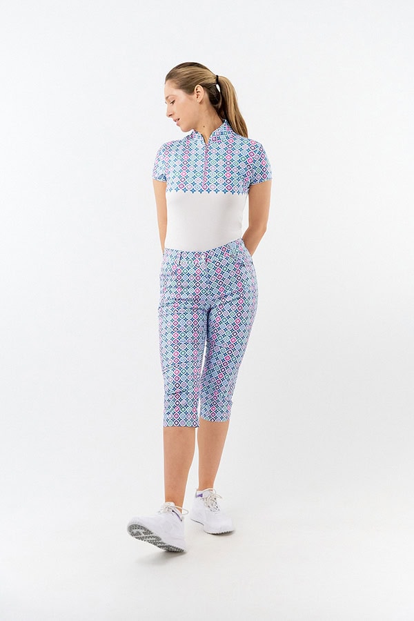 Pure Golf Truth Cap Sleeve Polo Shirt