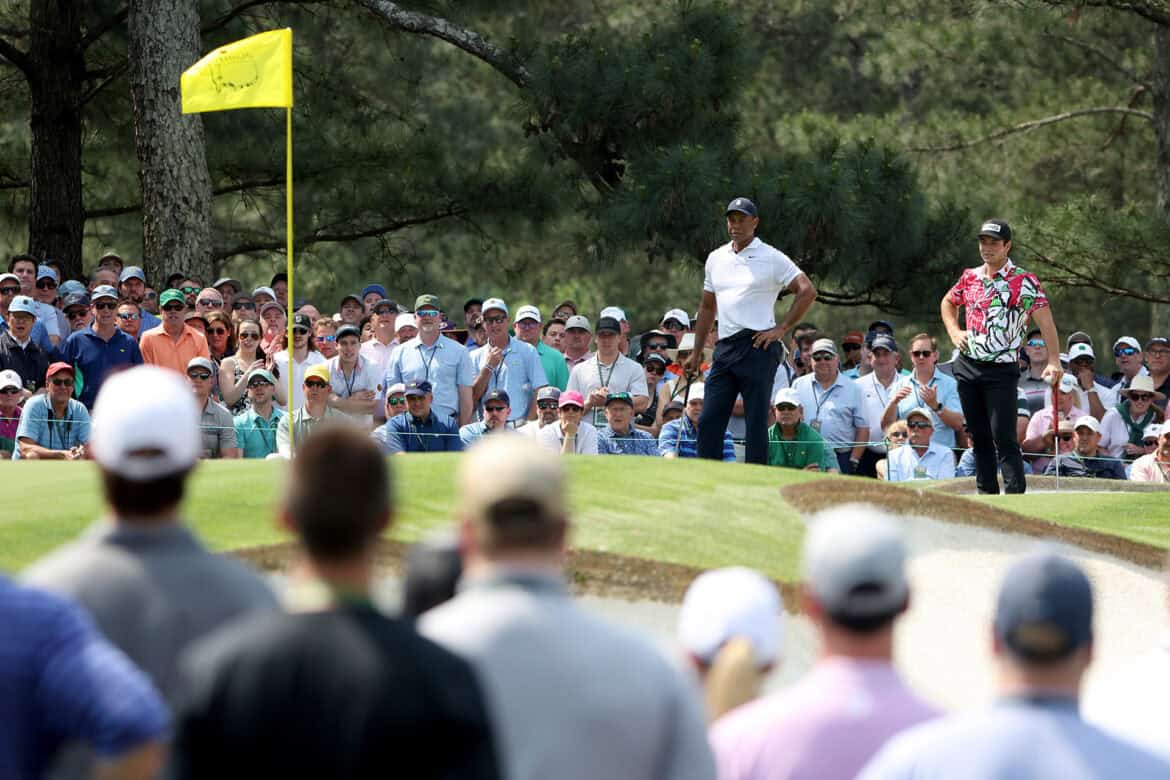 Tiger Woods Viktor Hovland The Masters