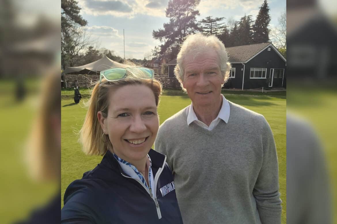 Me and Dad 40 by 40 Sunningdale Heath