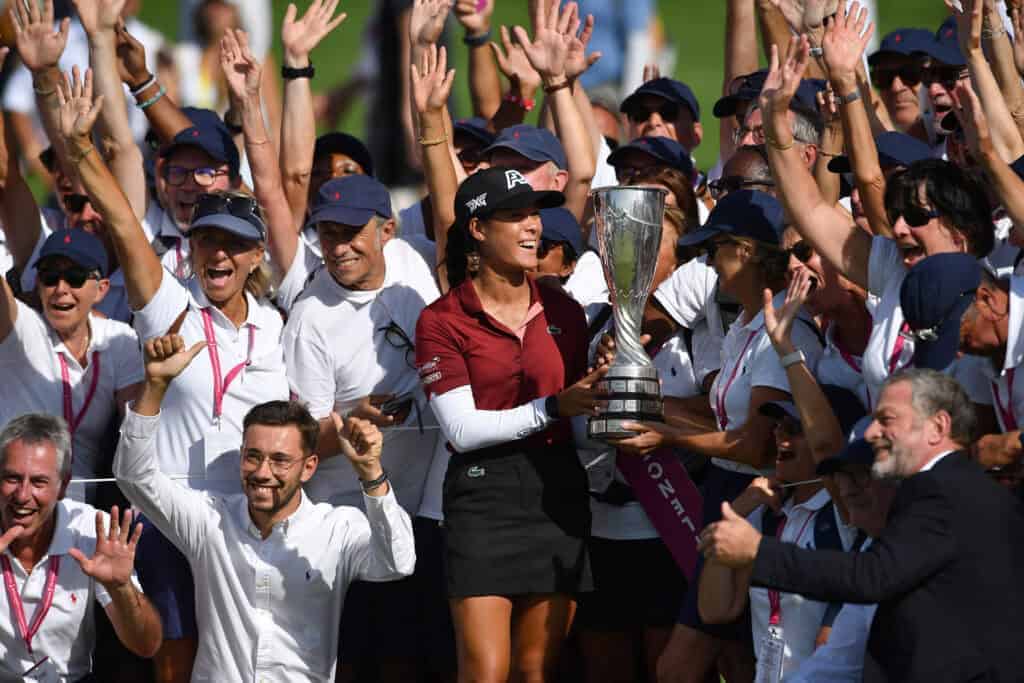 Celine Boutier wins The Amundi Evian Championship