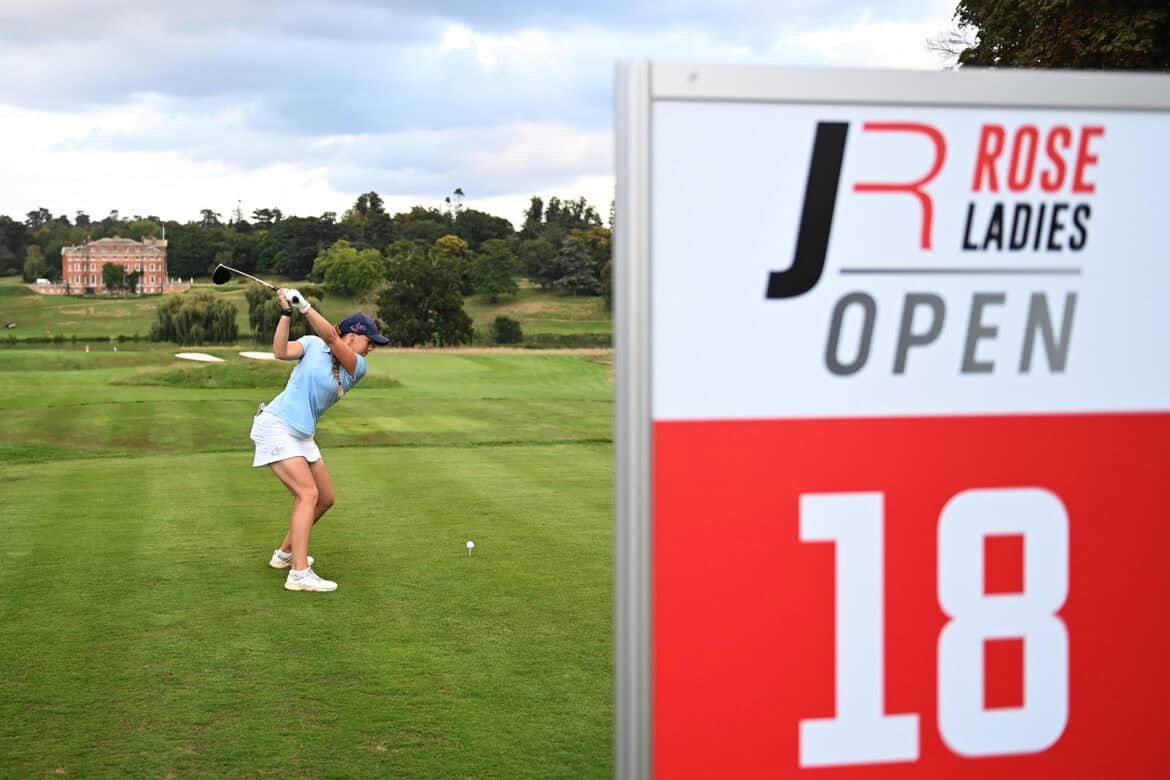 Gemma Clews from Manchester playing in the Rose Ladies Open 2022