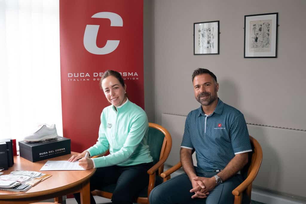 Georgia Hall signs with Duca del Cosma 1
