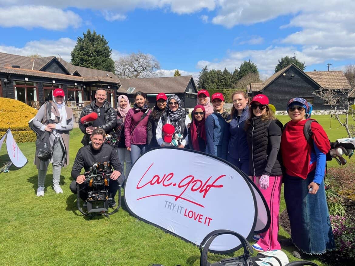 Muslim women get into golf