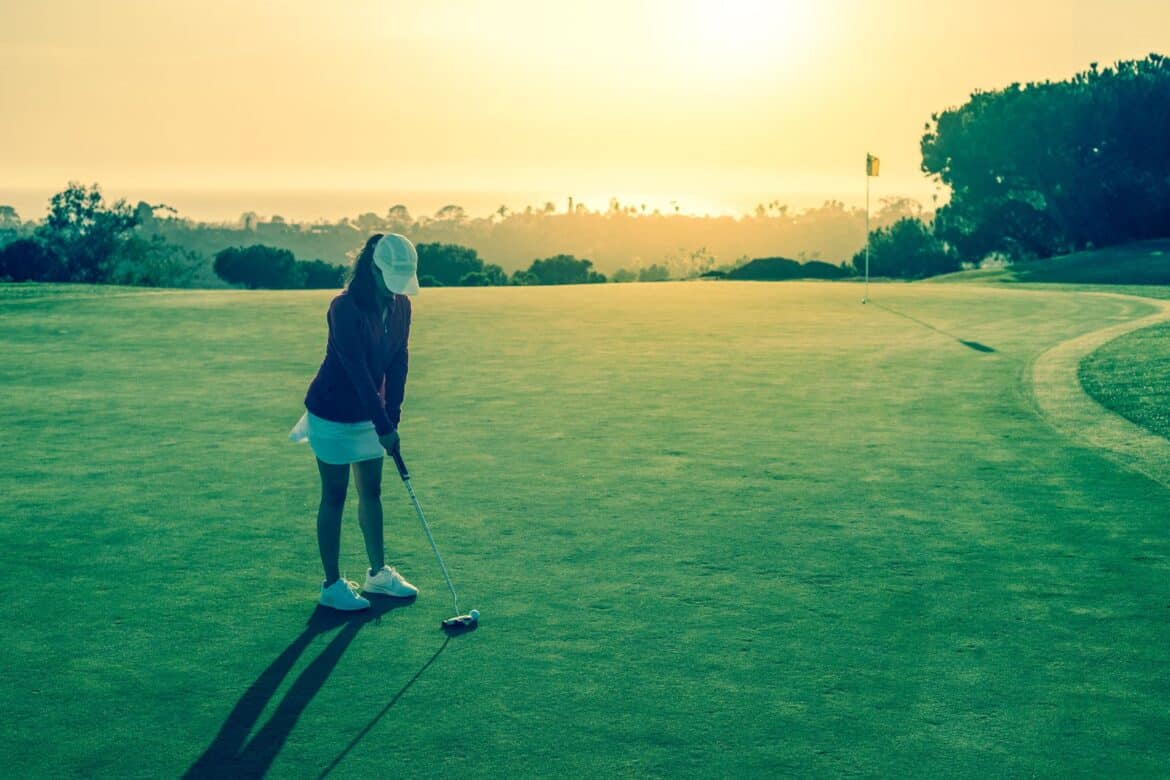 Low handicap women golfer