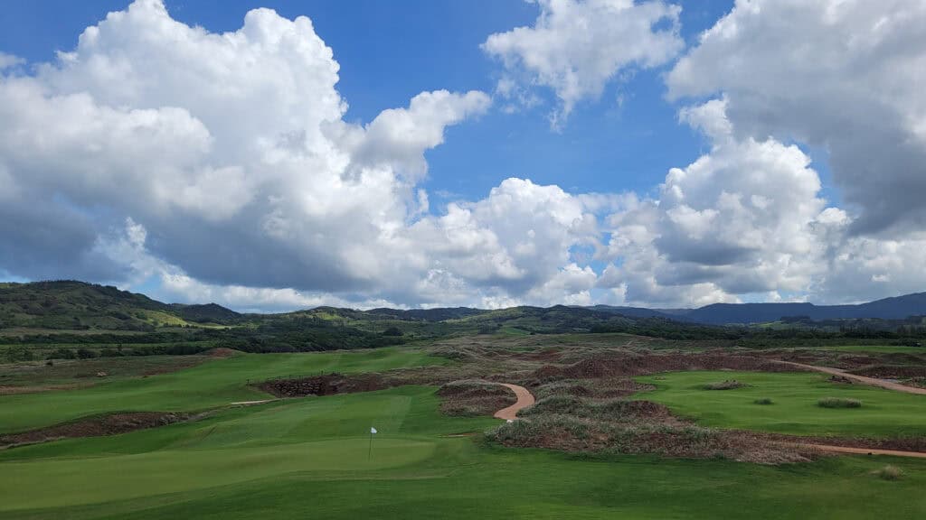 La Réserve Golf Links 18th hole