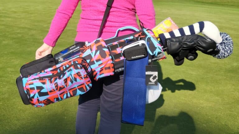 The OGIO Funday stand bag (Tropical Punch shown)