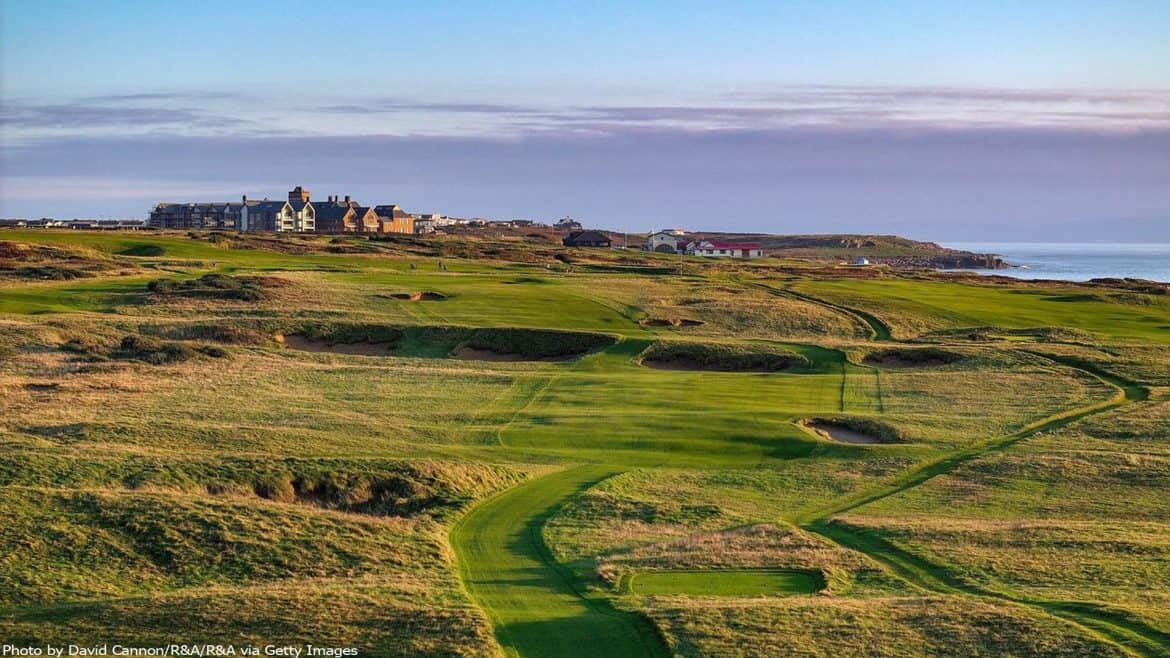 16th hole at Royal Porthcawl Golf Club in Bridgend, Wales