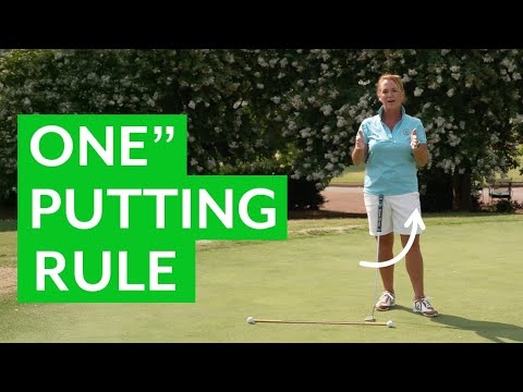 One inch putting rule