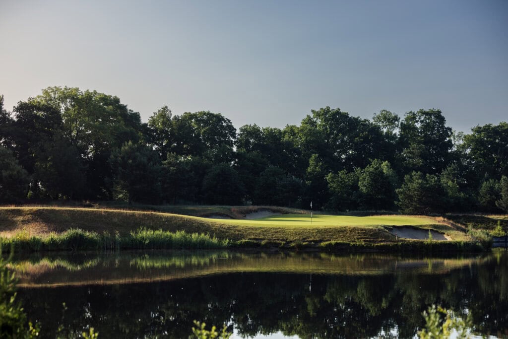 Hole 6 At the Bernadus Golf Course for the Solhiem Cup