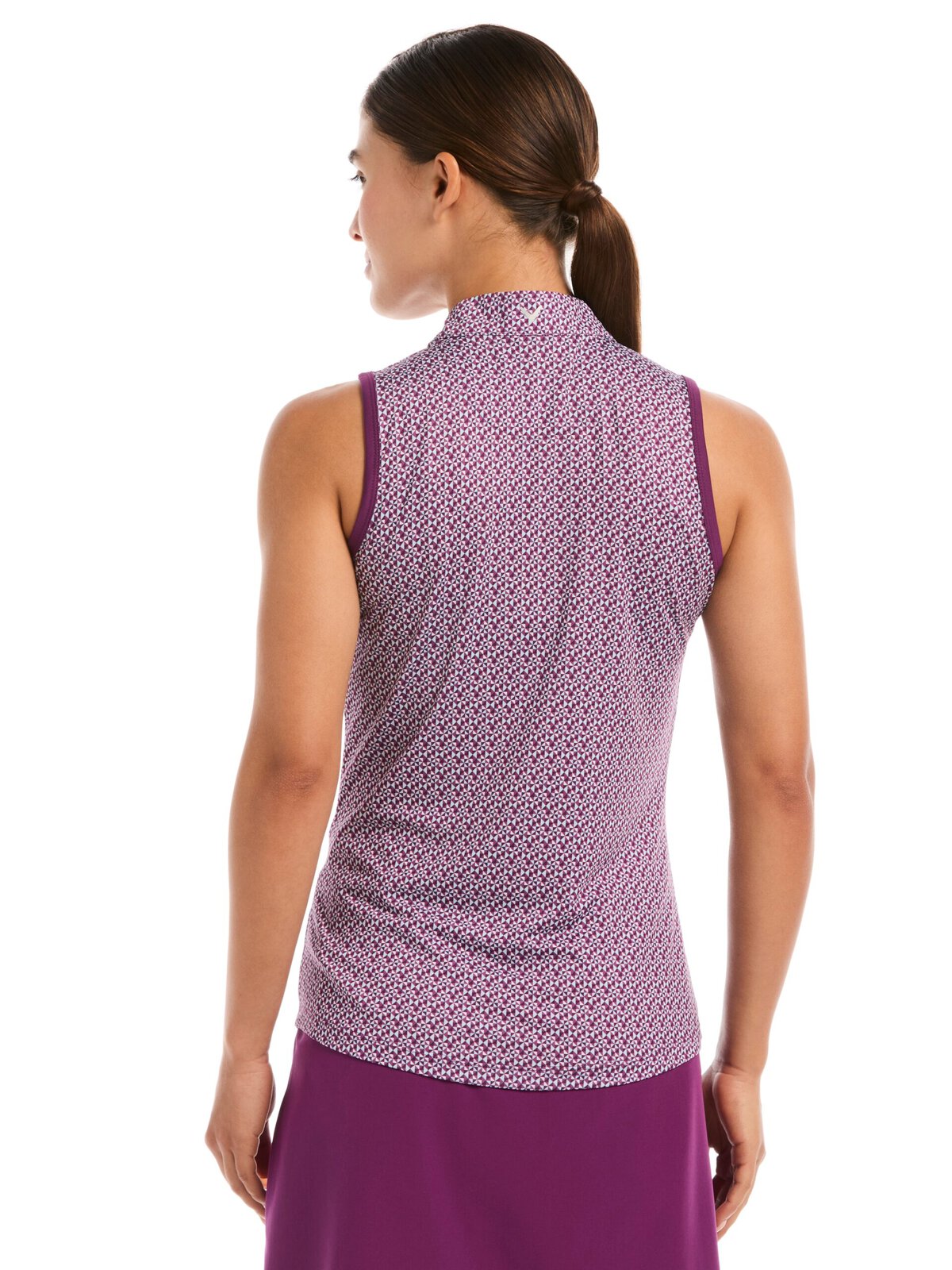 callaway-womens-geometric-print-mock-neck-polo-2