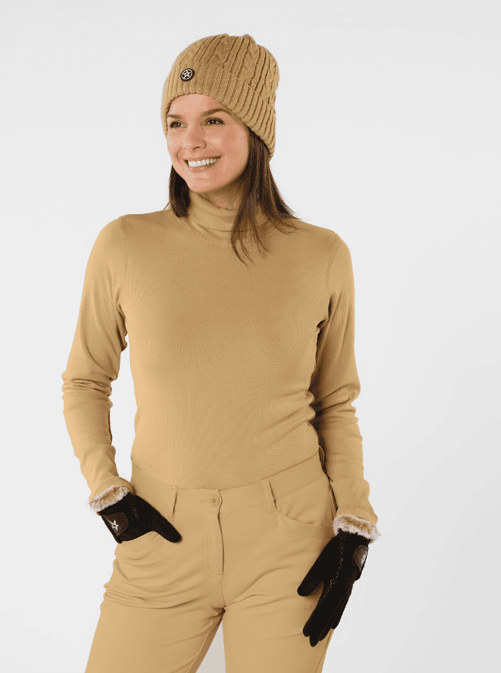 SWING OUT SISTER NATASHA RIBBED ROLL NECK