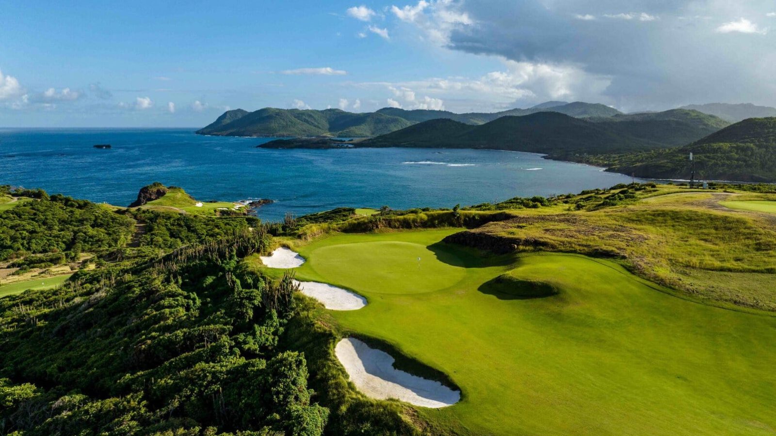 The second hole at Point Hardy Golf Club, Cabot Saint Lucia, one of the destinations in Cabot’s growing global portfolio.