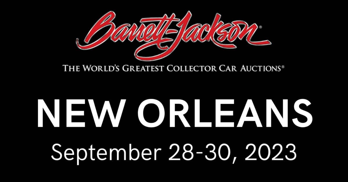 Barrett-Jackson new orleans banner
