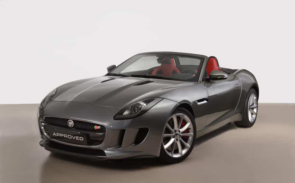 silver jaguar f-type