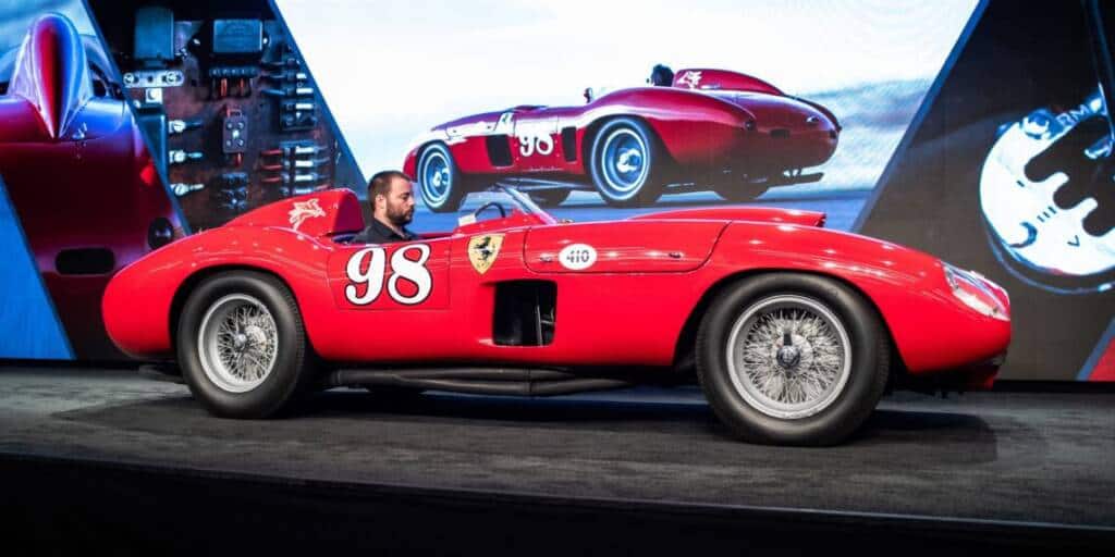Ferrari going across the block at a RM Sotheby's auction in Monterey California
