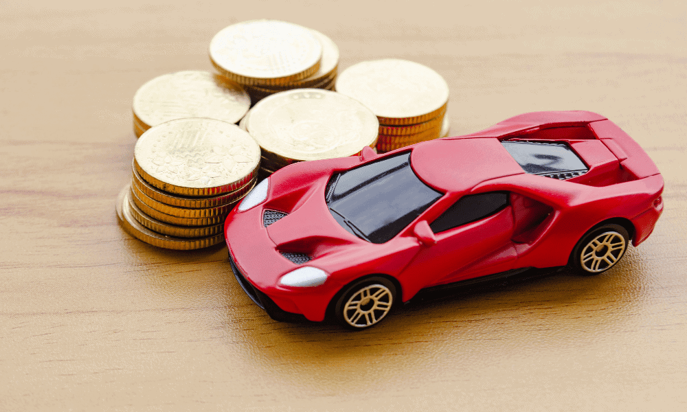 red exotic car that can be financed