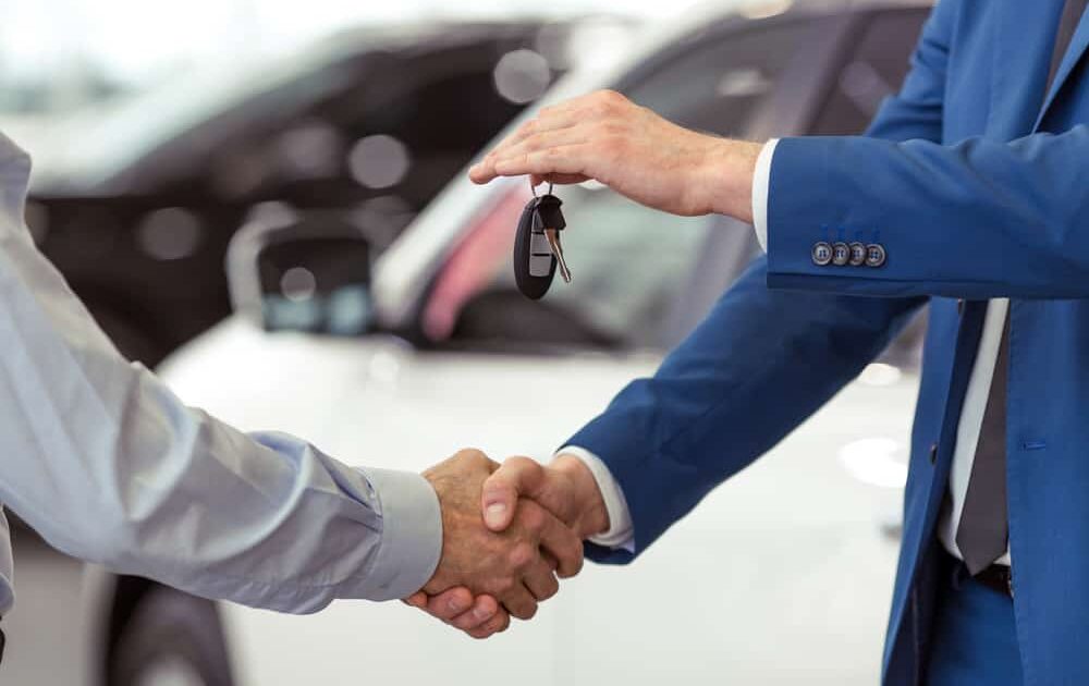 giving car keys