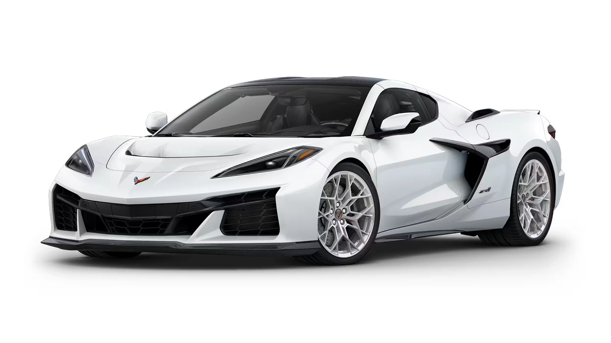 Chevy Corvette white 2