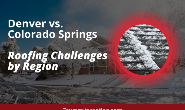 Denver vs. Colorado Springs Roofing Challenges by Region
