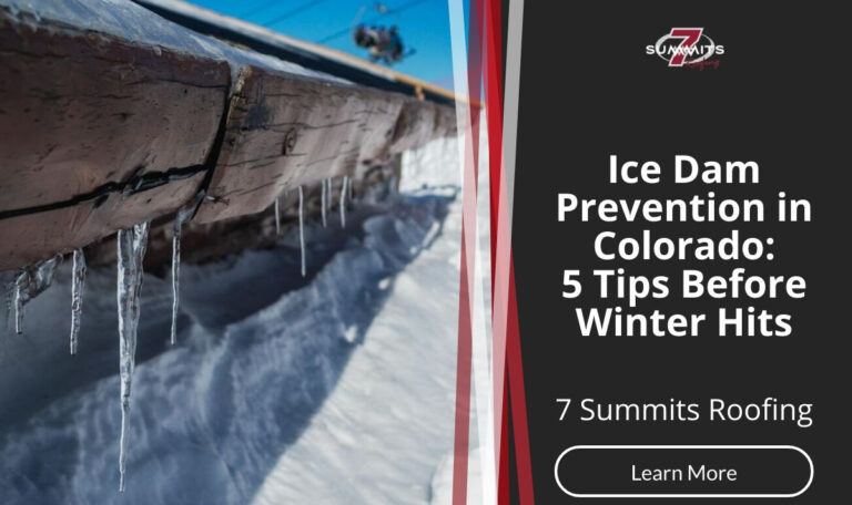 Ice Dam Prevention in Colorado: 5 Tips Before Winter Hits