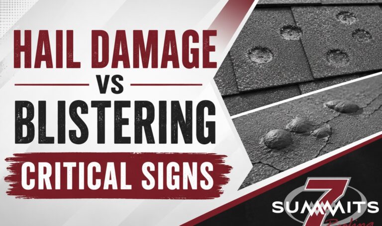 Hail Damage vs Blistering: Critical Signs