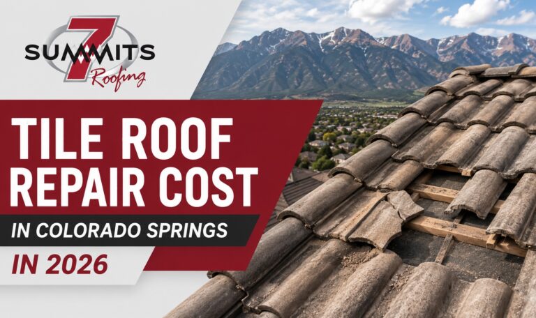 Tile Roof Repair Cost in Colorado Springs in 2026