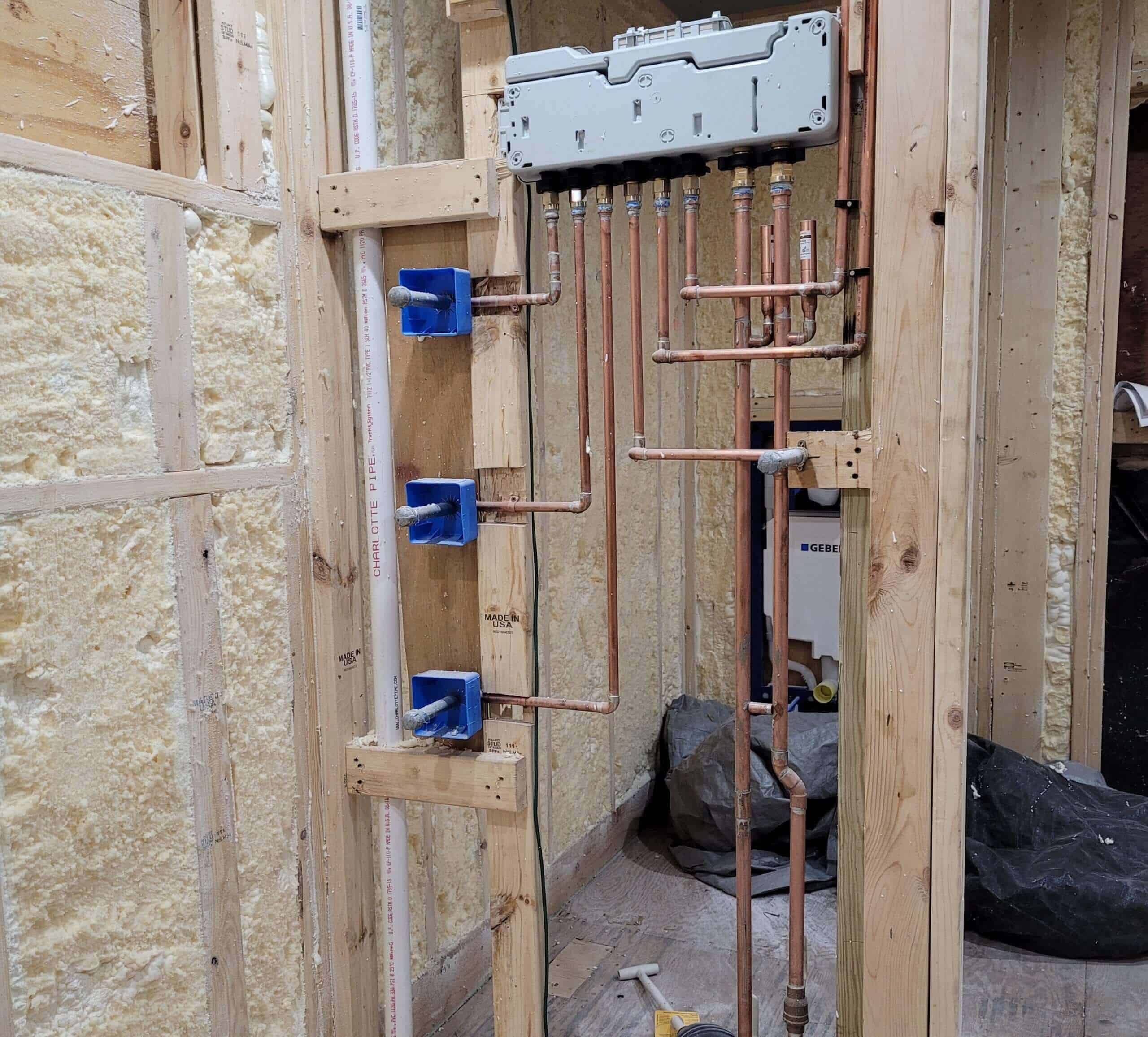 repiping with copper piping