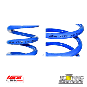 KTR-141CB20 King Springs for vehicle suspension, blue coil springs, high-quality automotive parts.