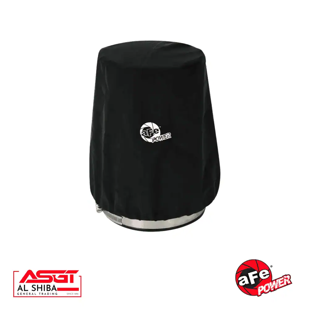 AFe Power protective cover for automotive performance parts.