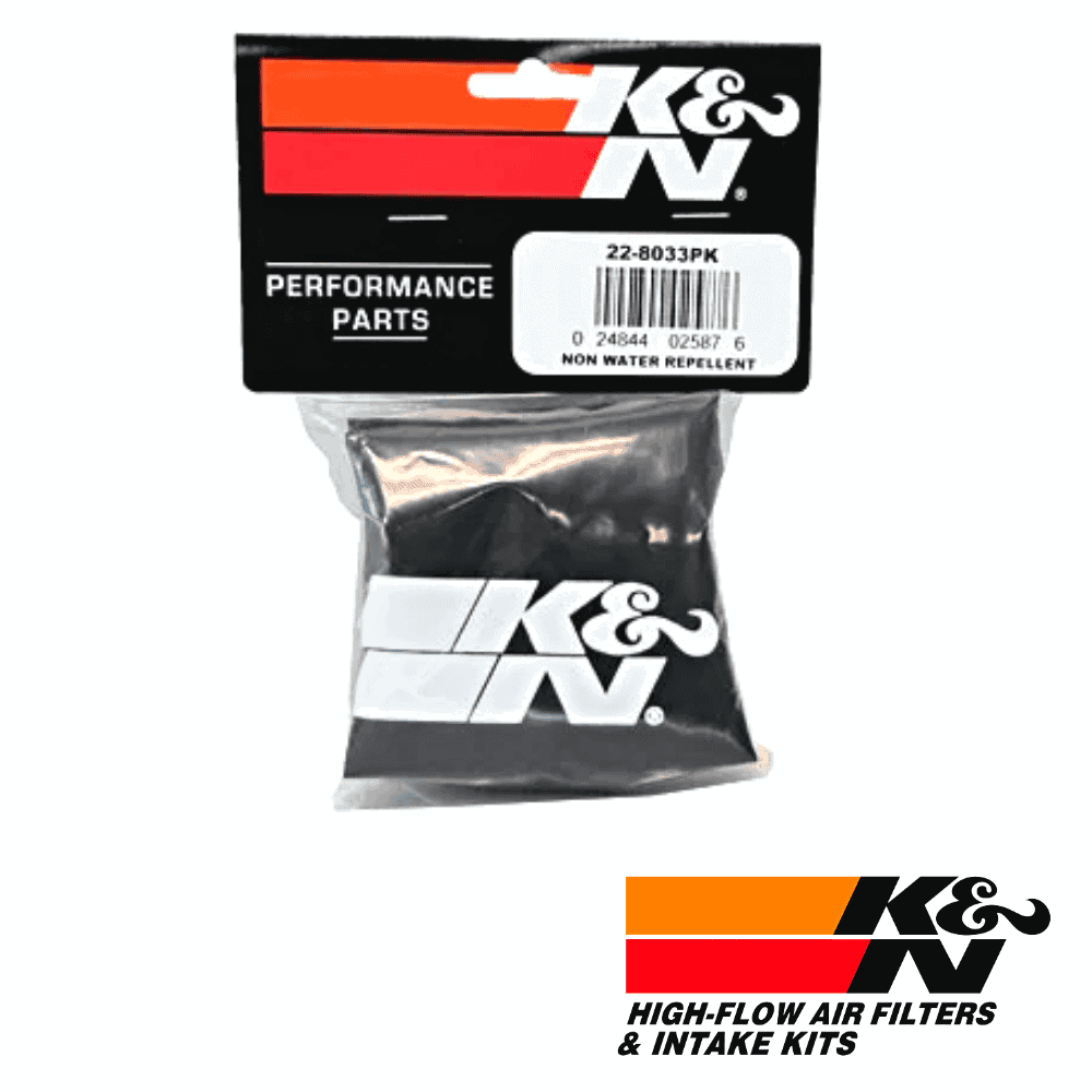 High-flow air filters and intake kits by K&N for optimal engine performance and durability.