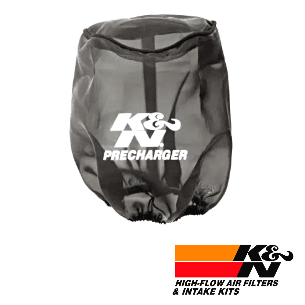High-flow air filters and intake kits for vehicle performance enhancement.
