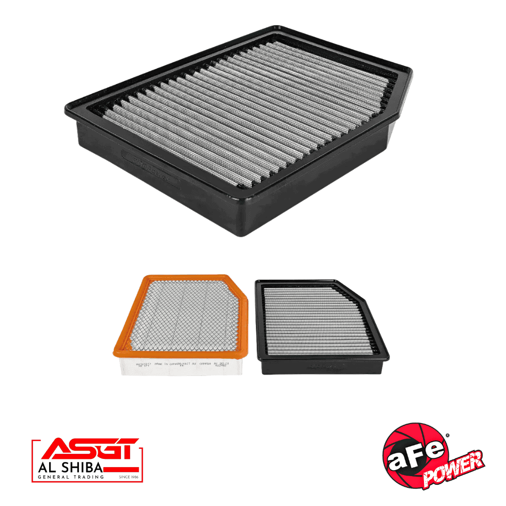 Air filter for vehicle maintenance, compatible with Al Shiba General Trading products.