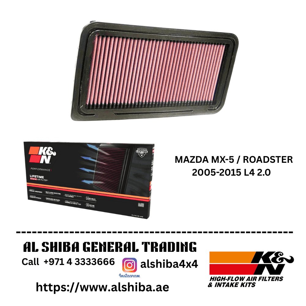 Air filter for Mazda MX-5 Roadster 2005-2015 L4 2.0 - Al Shiba General Trading.
