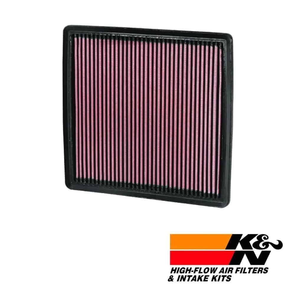 High-flow air filter for vehicle engine intake systems, durable and efficient.