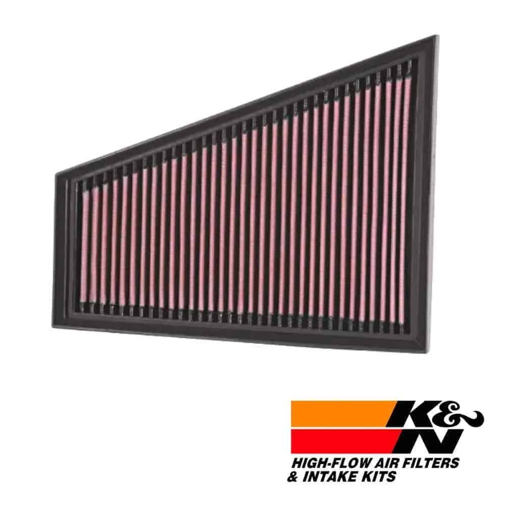 High-flow air filter for vehicle intake systems, durable and efficient.